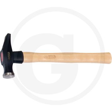 Ks tools uitdeukhamer 400 g mit hickory-stiel, geschmiedete ausführung, induktiv gehärtete schlagflächenrandzonen