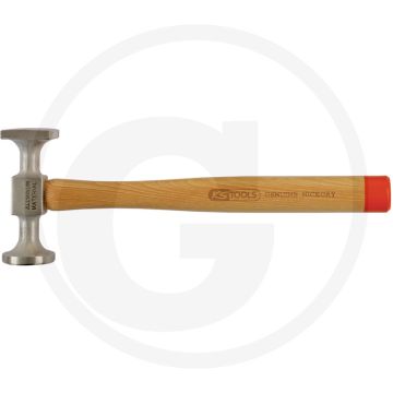 Ks tools hammer standard karosserie al, 700.1491 - aluminium uitdeukhamer met esche-stiel