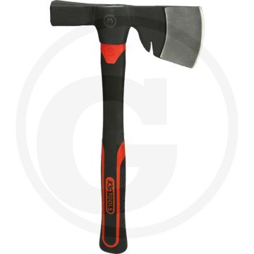 Ks tools stukadoorsbijl met glasvezelsteel, 600 g - gesmede uitvoering, inductief geharde slagoppervlakken