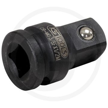 Ks tools 3/8" kraft-verloop-adapter, 3/8"f x 1/2"m - vierkantantrieb, din 3121, iso 1174