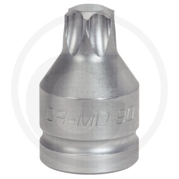 Ks tools 3/4" kracht-bit dopsleutel tx t80, kort - torx mit bohrung