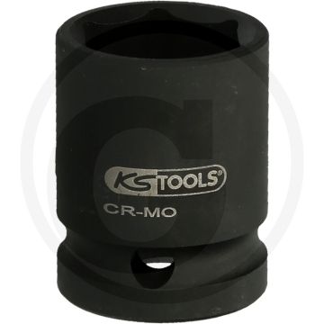 Ks tools 1.1/2" sechskant-kraft-stecknuss, 55 mm, kurz - chrom-molybdän stahl, 2880g