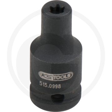 Ks tools 1/4 tx-e-kraft-stecknuss, kurz, e4, chrom-molybdän-stahl