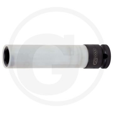 Ks tools 1/2" spezial-dopsleutel voor alu-velgen, extra lang, 17 mm, kunststoffummantelt