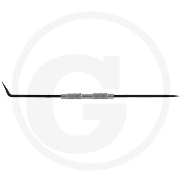 Ks tools hardmetalen kraspen, 250mm - rechte en 70° gebogen punt