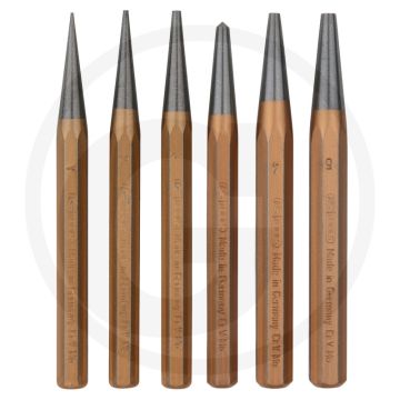 Ks tools set pendrijvers, 6-dlg., 8-kant, gehard, 170x60x2mm