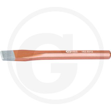 Ks tools koudbeitel, 8-kant, 150 mm - schaft goldfarbig einbrennlackiert