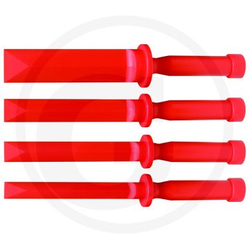 Ks tools kunststof steekbeitel, 4-delig, 19-38 mm - voor lakvrij verwijderen van zierleisten, fensterleisten en klebegewichten