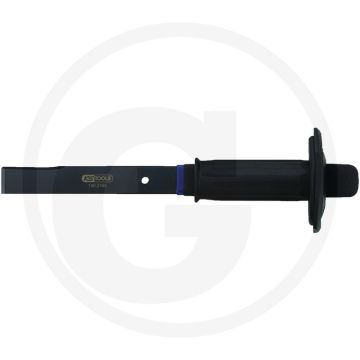 Ks tools carroseriebeitel met handbescherming, 300 mm - din 7255, flach-ovale form, nachschleifbare schneide