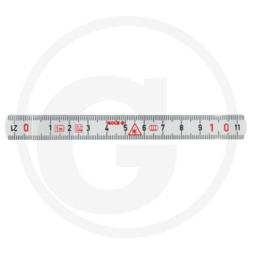 Ks tools duimstok kunststof, geel, 2m - glasvezelversterkt, geïsoleerd conform iec 60900:2004