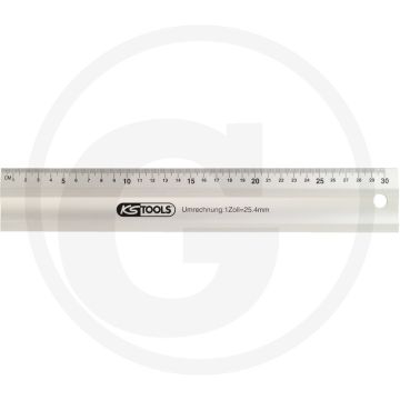 Ks tools präzisions-maßstab, 1000 mm - staal, 50x5mm, fijn gepolijst en verzinkt