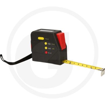 Ks tools elektrisches bandmass mit feststeller und gürtelcl - bandbreedte 19.0mm