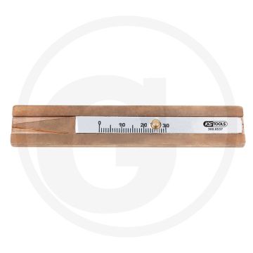 Ks tools reifenprofil-tiefenmesser 0 - 30 mm - blendfreie ablesung - 0,1 mm schritten - handlich & robust