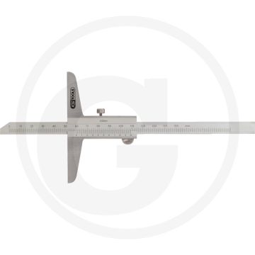 Ks tools tiefenmessschieber, 0-250 mm - laserskaliert, rvs, din 862