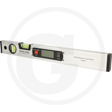 Ks tools digital aluminiumprofil-wasserwaage, 416 mm - Genauigkeit 0,5 mm/m - 2 Acrylglas-Blocklibs