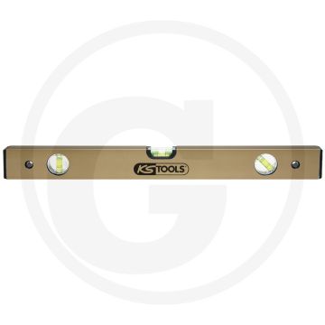 Ks tools aluminiumprofil-wasserwaage, 800 mm - 3 acrylglas-blocklibellen - 0,5 mm/meter