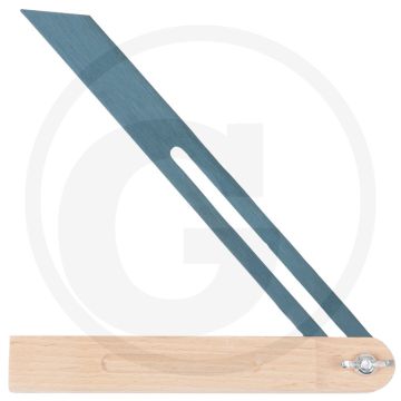 Ks tools verstellbarer hoek met holzschenkel, 250 250 mm - verchromt, federstahl