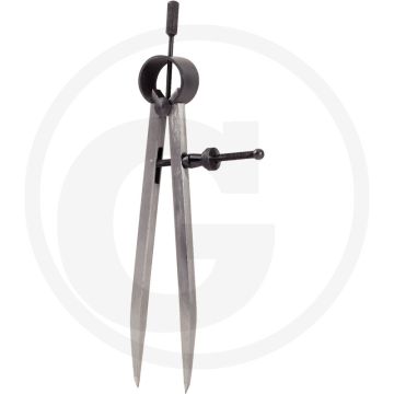 Ks tools präzisions-feder-spitzzirkel, 235 mm - mit gehärteten spitzen & schnellspannmutter