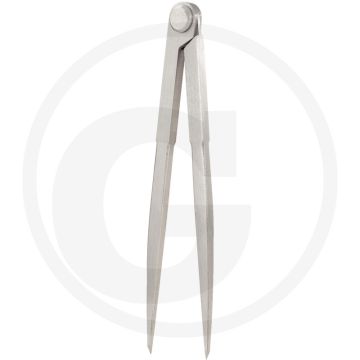 Ks tools spitzzirkel ohne stellbogen, 300 mm - gehärtete spitzen, speciaal-werkzeugstahl