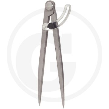Ks tools spitzzirkel met stellbogen, 300 mm - gehard met speciaal-werkzeugstahl