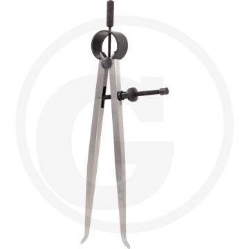 Ks tools präzisions-feder-lochzirkel-innentaster, 144 mm - mit extrakantigen schenkeln, durchgehender spindel, gehärteten spitzen
