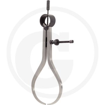 Ks tools präzisions-feder-greifzirkel-außentaster, 180 mm - mit gehärteten spitzen