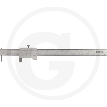 Ks tools universele schuifmaat met aanslagrol, 200 mm - ideaal voor eenvoudig markeren van werkstukken