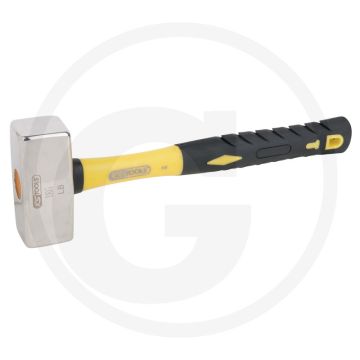 Ks tools edelstahl fäustel mit fiberglasstiel - 1650g - din 6475 konform
