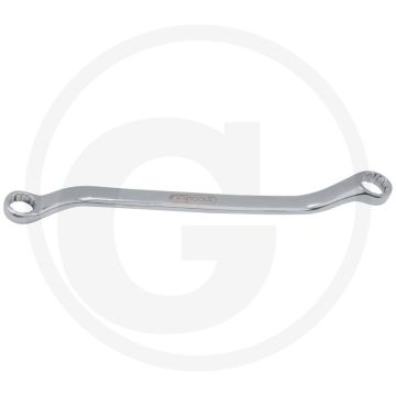 Ks tools edelstahl doppelringschlüssel, gekröpft, 8x10mm met flanktraction-profil