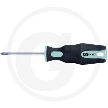 Ks tools edelstahl schraubendreher, phillips®, ph - rvs, 2-komponentengriff, 180mm