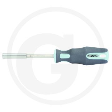 Ks tools 1/4" edelstahl bit-schraubendreher, 206mm - rvs, 2-komponentengriff, lange lebensdauer