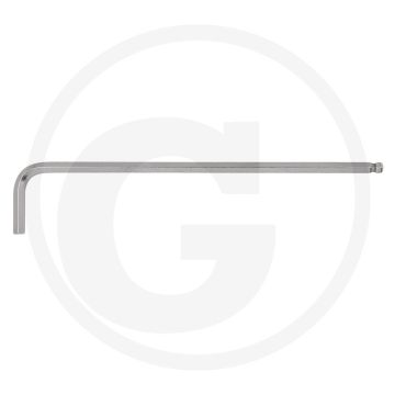 Ks tools edelstahl innen6kant-winkelstiftschlüsse - extra lange ausführung, din iso 2936, kugelkopf, rostfrei, 3,0mm