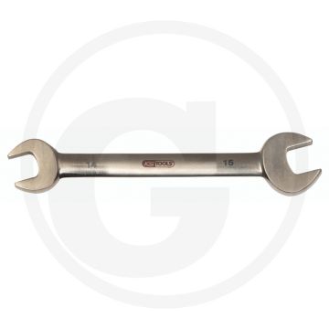 Ks tools titanium+ dubbele steeksleutel, 8x9 mm - 100% antimagnetisch, lichtgewicht, roestvrij - din 3110 conform