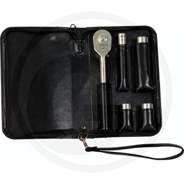 Ks tools 3/8"titanium+ dopsleutelset,5-dlg. - 100% antimagnetisch, lichtgewicht, roestvrij - titanium