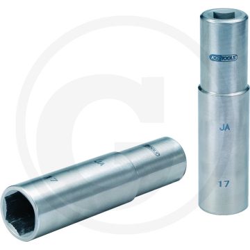 Ks tools titanium dopsleutel 3/8", 17mm, lang - 100% antimagnetisch