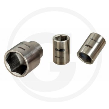 Ks tools 3/8"titanium+ zeskant dopsleutel,5/8" - 100% antimagnetisch, roestvrij, extreem duurzaam