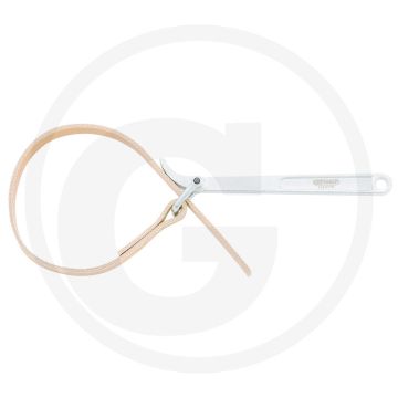 Ks tools bandsleutel,140 mm - einhandbedienung, stufenlos verstellbar, rutschfestes baumwoll-gewebeband
