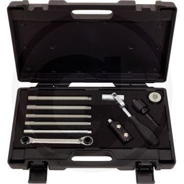 Ks tools sanitair-montageset, 10-delig - optimaal voor beperkte ruimtes
