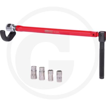 Ks tools standhahn-mutternschlüssel-satz, 6-tlg. voor wasch- und spülbecken, 13,0-32,0 mm