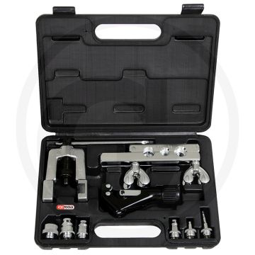 Ks tools Heizflansch- und Muffenset 1/8"-3/4", 10-teilig - für Kupfer-, Messing-, Aluminium- und Stahlrohre