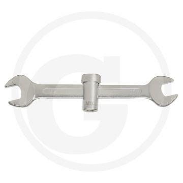 Clé spéciale Ks Tools pour sanitaires 17 x 19 mm, L = 22 – adaptée aux vis à tige M10