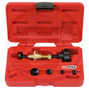 Ks tools Wasserhahnschneidsatz 1/4"-1", 6-teilig - einstellbarer fräsdruck - zylindrisch abgestufte gewindeaufnahme