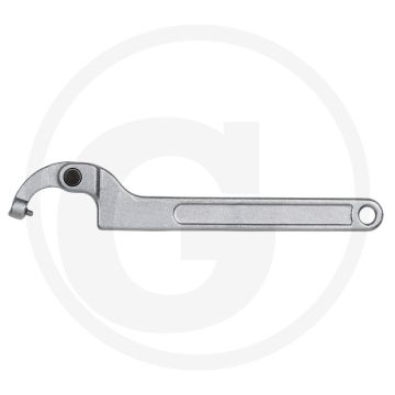 Ks tools Hakenschlüssel mit Stift, klappbar, 80-120mm 13-35 mm - für Kreuzlochmuttern