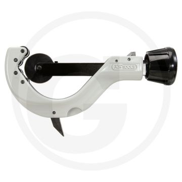 Ks tools automatischer rohrschneider für kunststoffp + ausklappbare innenreibe