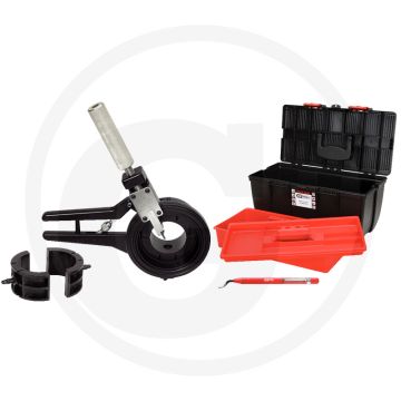 Ks tools biuaen snijset ck110, 7-delig, 50-75 mm - voor het snijden en afschuinen van kunststofbuizen