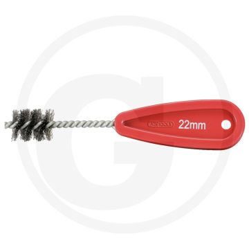 Ks tools koperpijp binnenborstel, 18 mm - stahldraht, kunststoffgriff, 30x30x165 mm