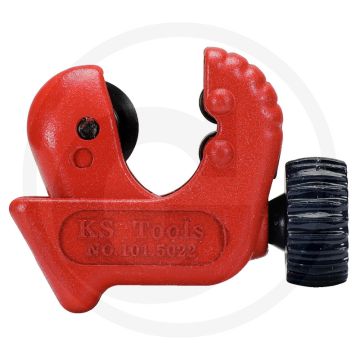 Ks tools mini-pijpsnijder, 3 - 22 mm, ergonomisch gevormd met 2 steunrollen