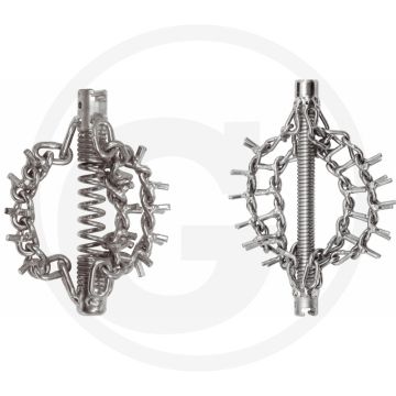 Ks tools kettingboorkop met spike-ketting, Ø 45mm, 4 ketten, spirale 22 mm - intensieve rohrreinigung von beton- und gussrohren