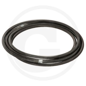 Ks-Tools Rohrreinigungsspirale mit Kunststoff-Behälter Ø 16 mm - für große Spiralängen & hartnäckige Rohrablagerungen