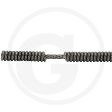 Ks tools resevespiraal met stalen kern voor rospi afvoerreinigingsapparaat, Ø 8mm, l=10m - geschikt voor automatisch gebruik